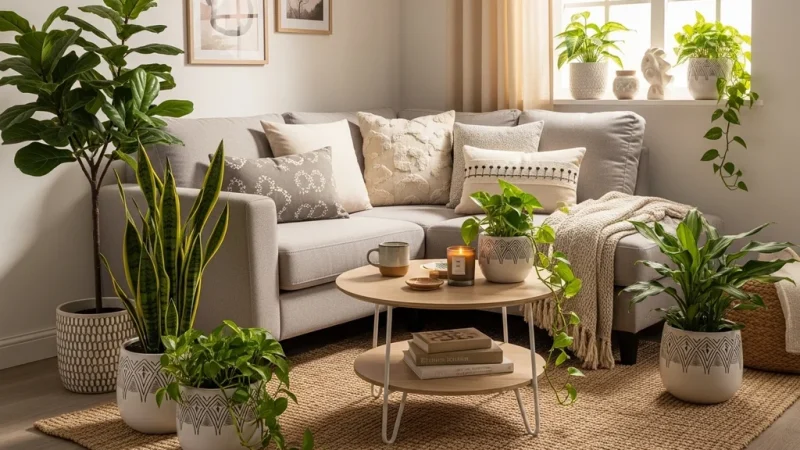 Aménager un petit salon avec un canapé d’angle sans perdre de place, étape par étape