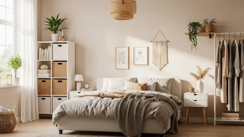 Comment agencer une chambre pour gagner de la place, du rangement et du confort sans gros travaux ?