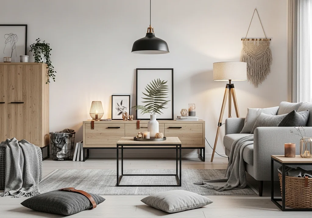 salon moderne minimaliste