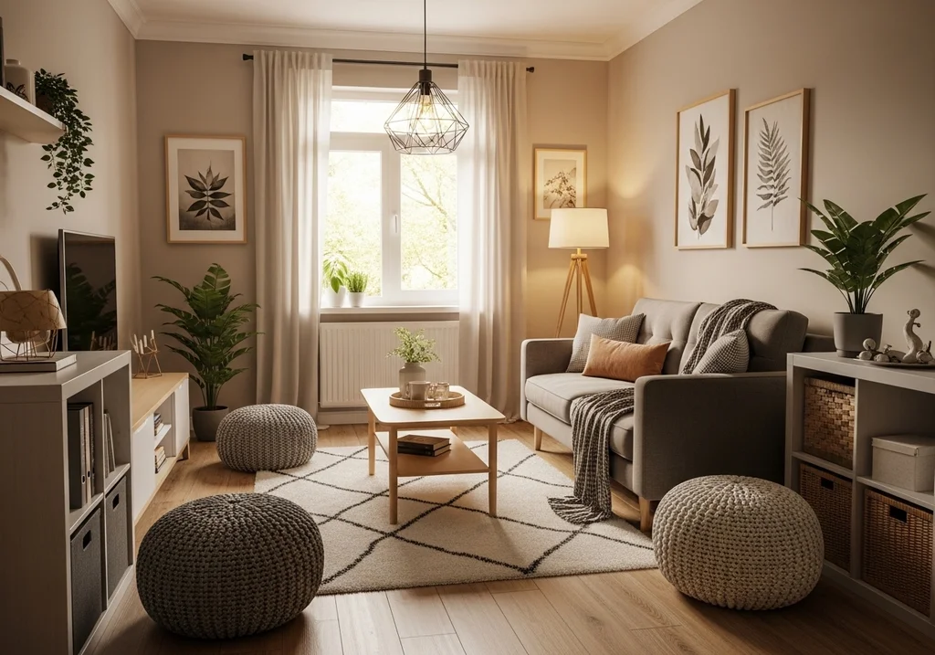 Comment meubler un petit salon sans l’encombrer et en faire un espace vraiment multifonctionnel ?